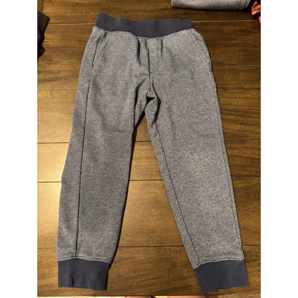 Athletic Works Boys Heather Blue Fleece Joggers Size M 8 Activewear Pants